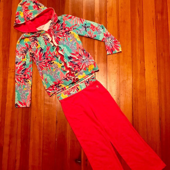 Lilly Pulitzer Girls Sweatsuit Size L (8-10) - Picture 1 of 4